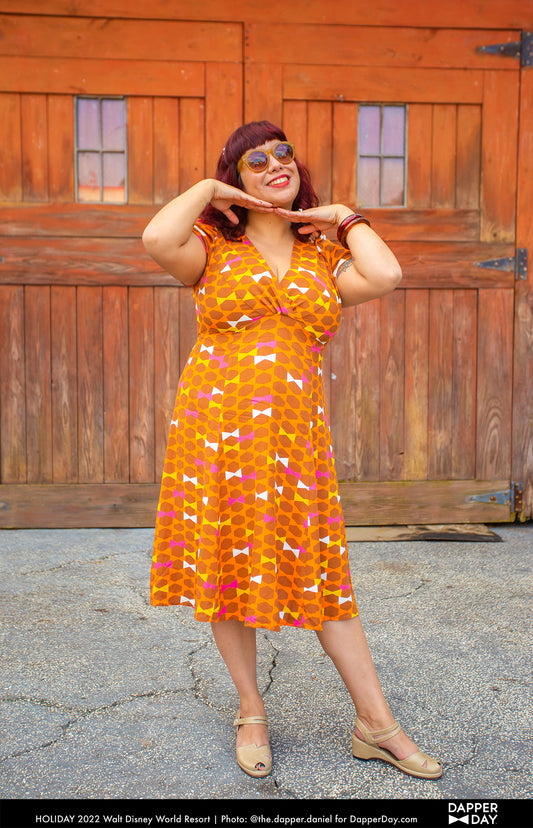 *ONLY SIZE MEDIUM LEFT* Rita Dress in Mai Tai Bow Ties - Final Sale