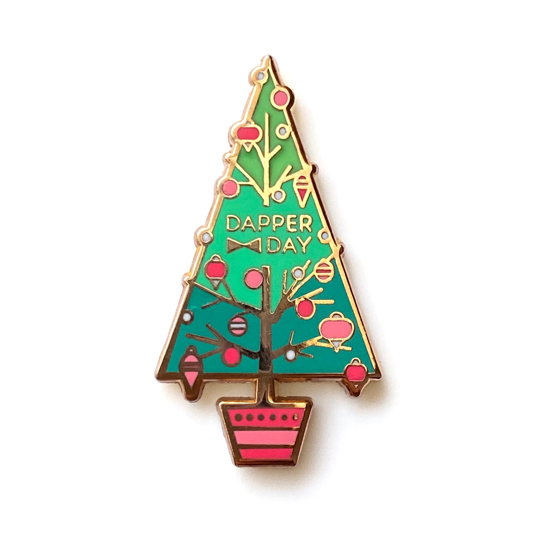 rubber xmas tree Christmas Tree Pin
