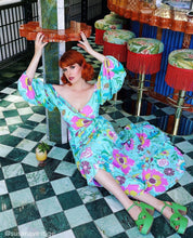 Load image into Gallery viewer, ‘Garden Party’ Maxi Wrap Dress in Rayon (Mint) - Final Sale
