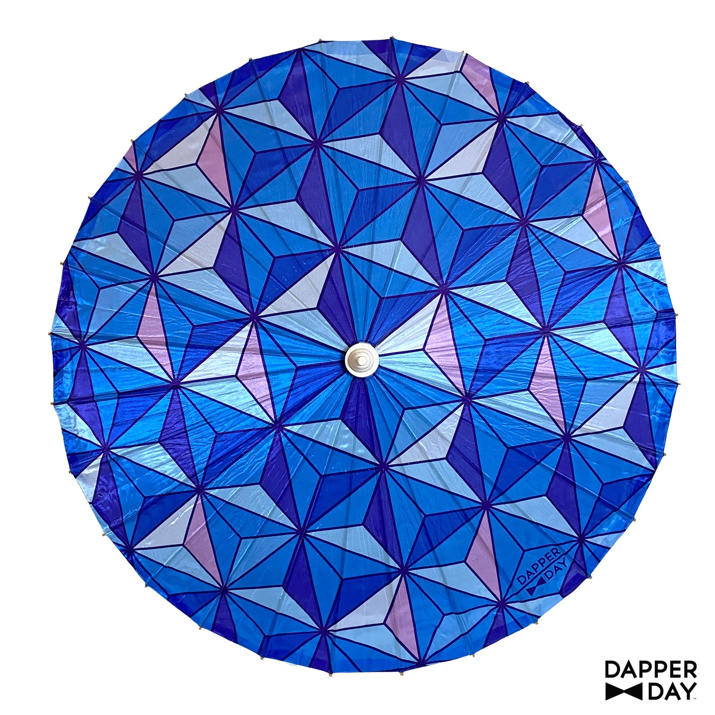 Sharkstooth Print Parasol (Sapphire)