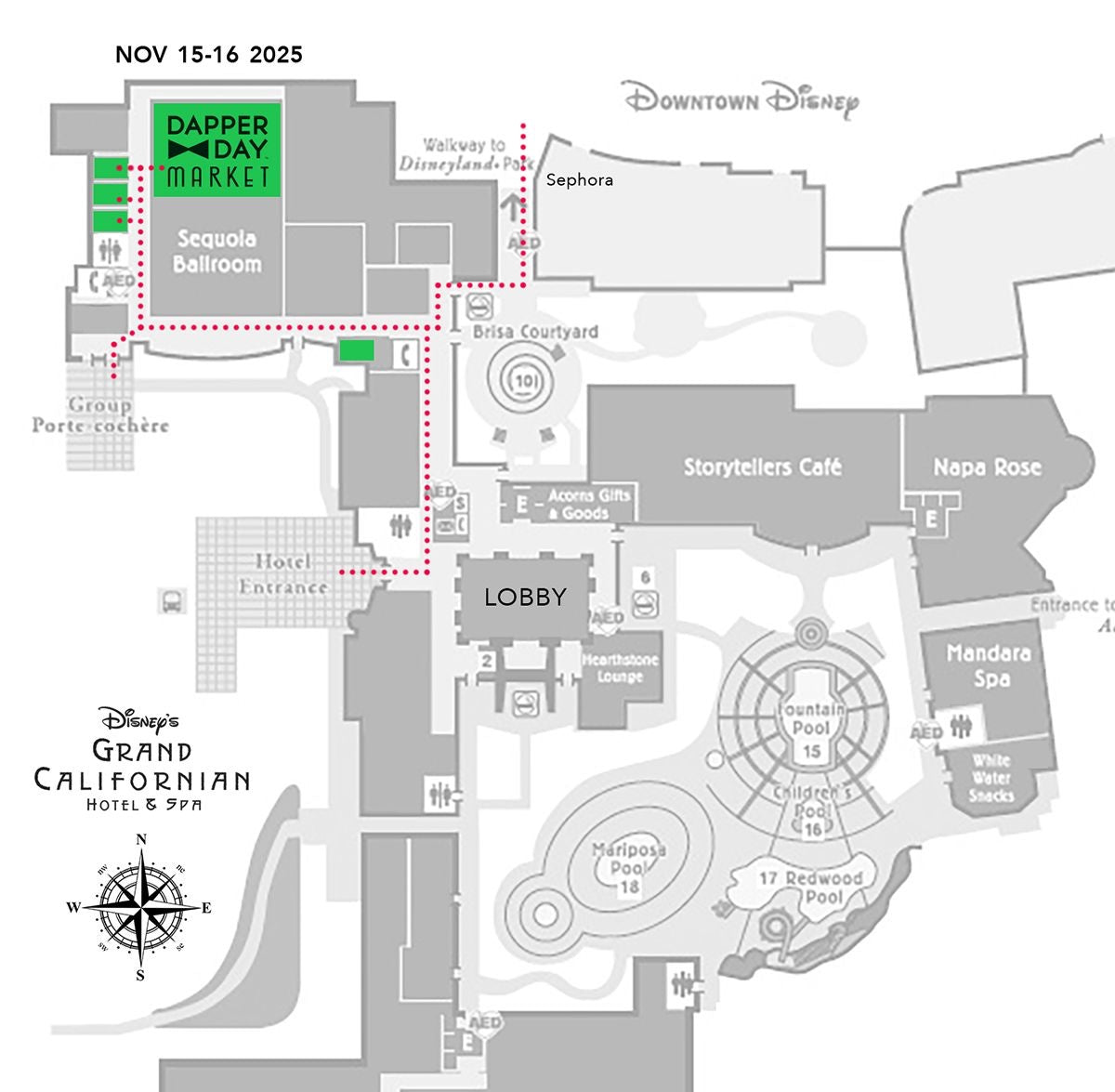 DAPPER DAY® Holiday Market at Disney's Grand Californian Hotel, FALL 2025 Edition