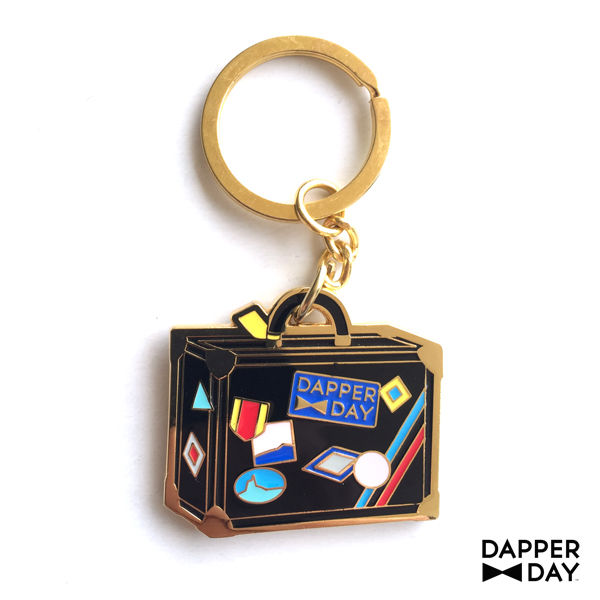 Dapper Day Suitcase Key Charm