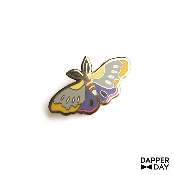 *ONLY TWO LEFT* Pastel Moth Pin