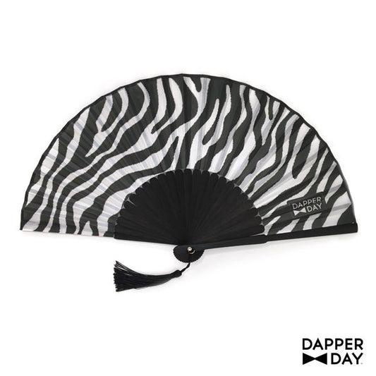 Zebra Print Fan - Final Sale