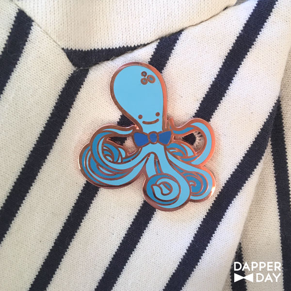 Happy Octopus Pin - Final Sale
