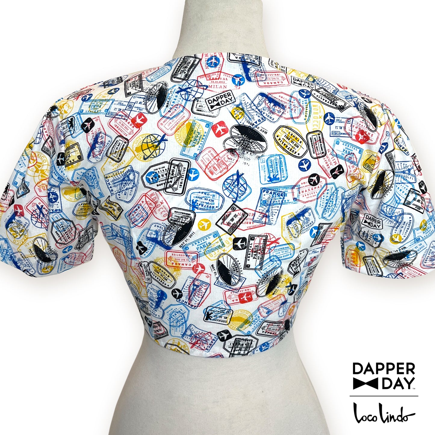 *ONLY 2X LEFT* 'Passport Confetti' Cotton Daisy Top - Final Sale