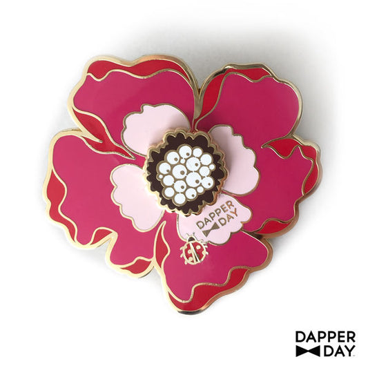 *LAST ONE* Mega-Magenta Boutonnière Pin