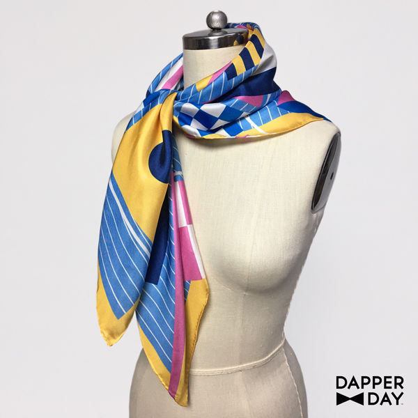 Flags Ahoy Silk Scarf - Final Sale