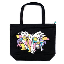 Load image into Gallery viewer, Birds of a Feather Zip Tote
