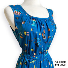 Load image into Gallery viewer, &#39;County Fair&#39; Cotton Popover Dress
