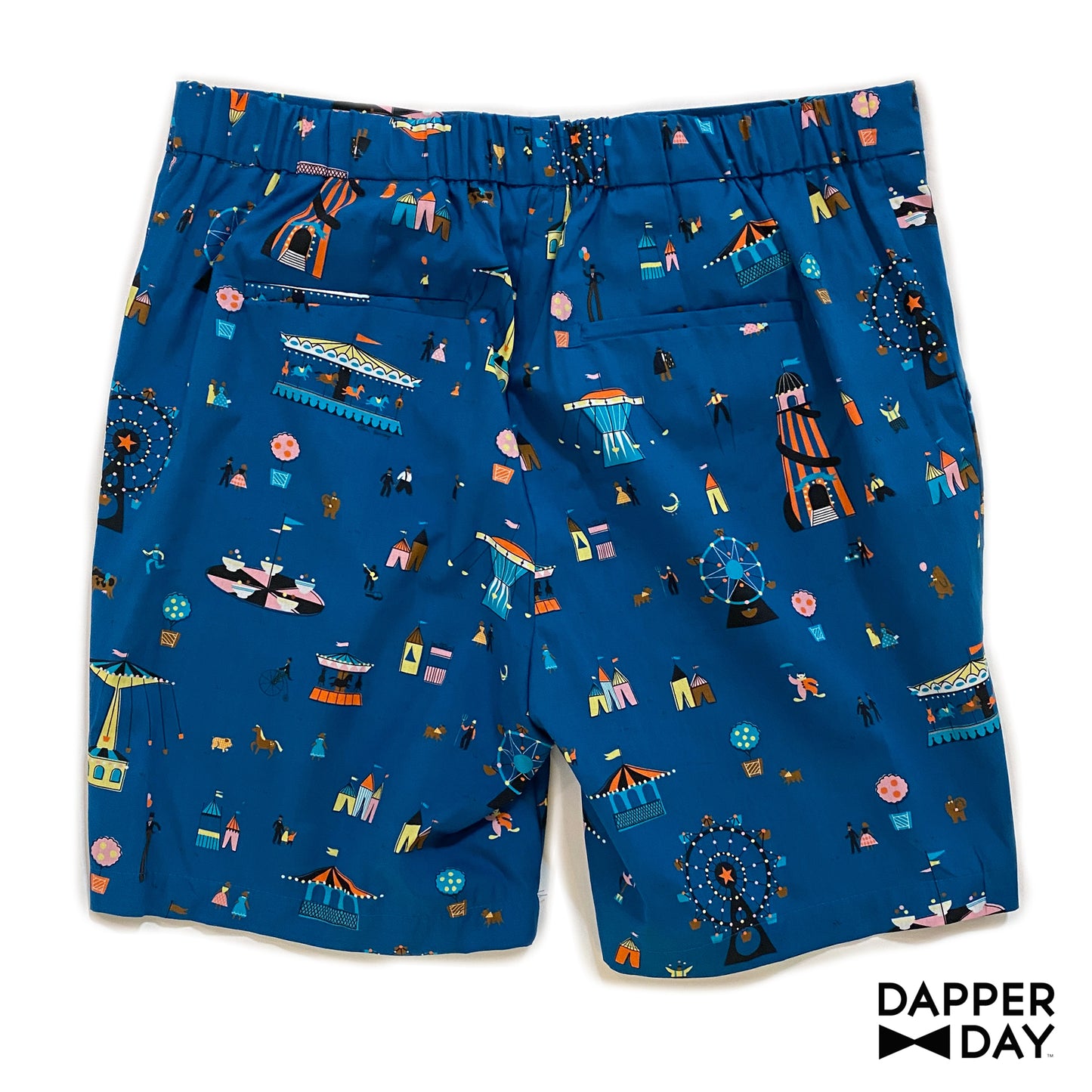 ‘County Fair’ Cotton Cabana Shorts - Final Sale