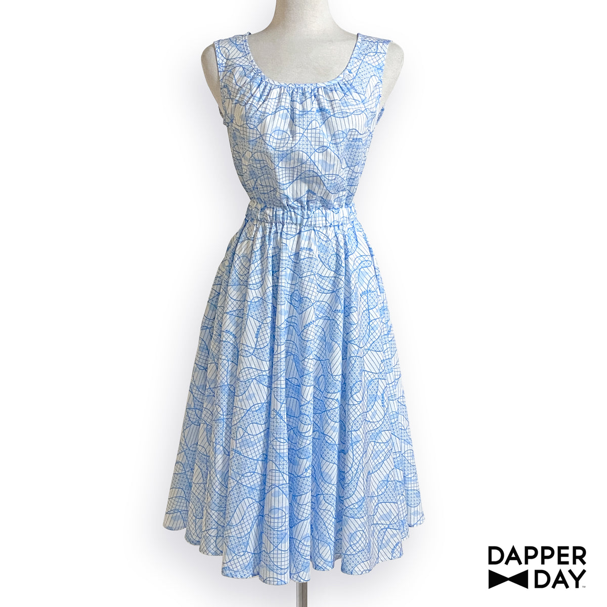 Roller Coaster Cotton Popover Dress Final Sale DAPPER DAY