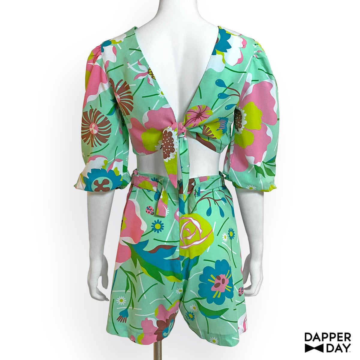 Garden Party' Silk Scarf (Mint) – DAPPER DAY