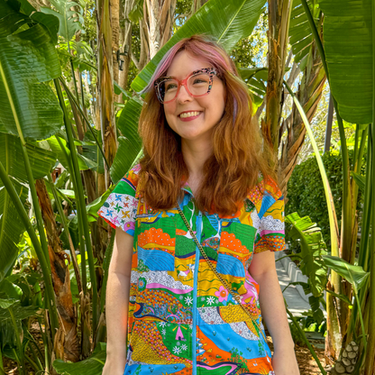 Landscape Jumpsuit in Rainbow Farm- Re-Stocked!