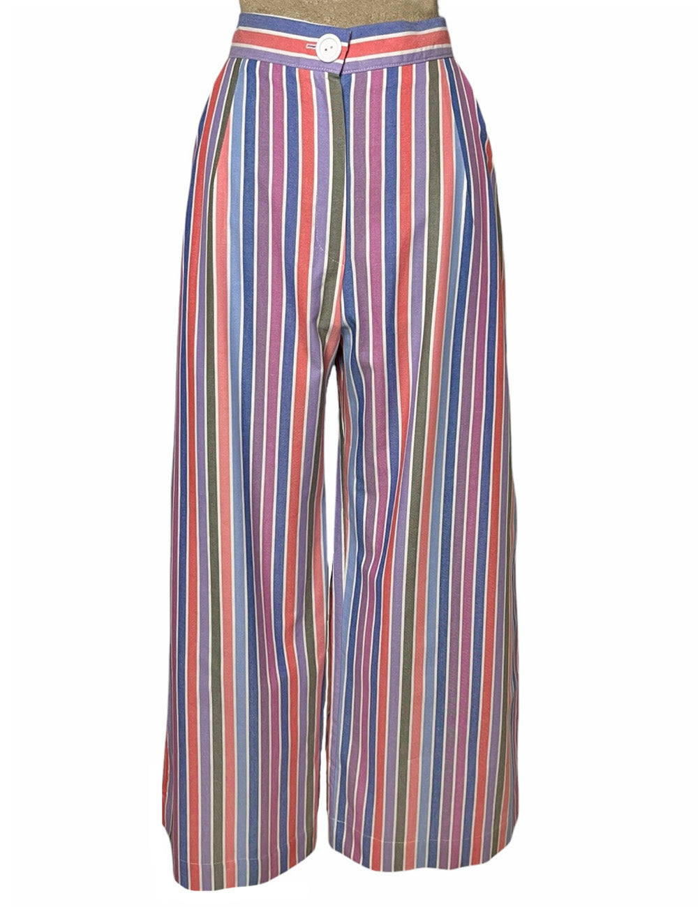 Scout 40s Colorful Cabana Stripe Wide Leg Trouser