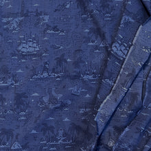 Load image into Gallery viewer, &#39;Neverland Toile&#39; Cotton Fabric (Blue)
