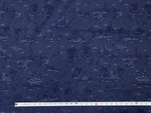 Load image into Gallery viewer, &#39;Neverland Toile&#39; Cotton Fabric (Blue)
