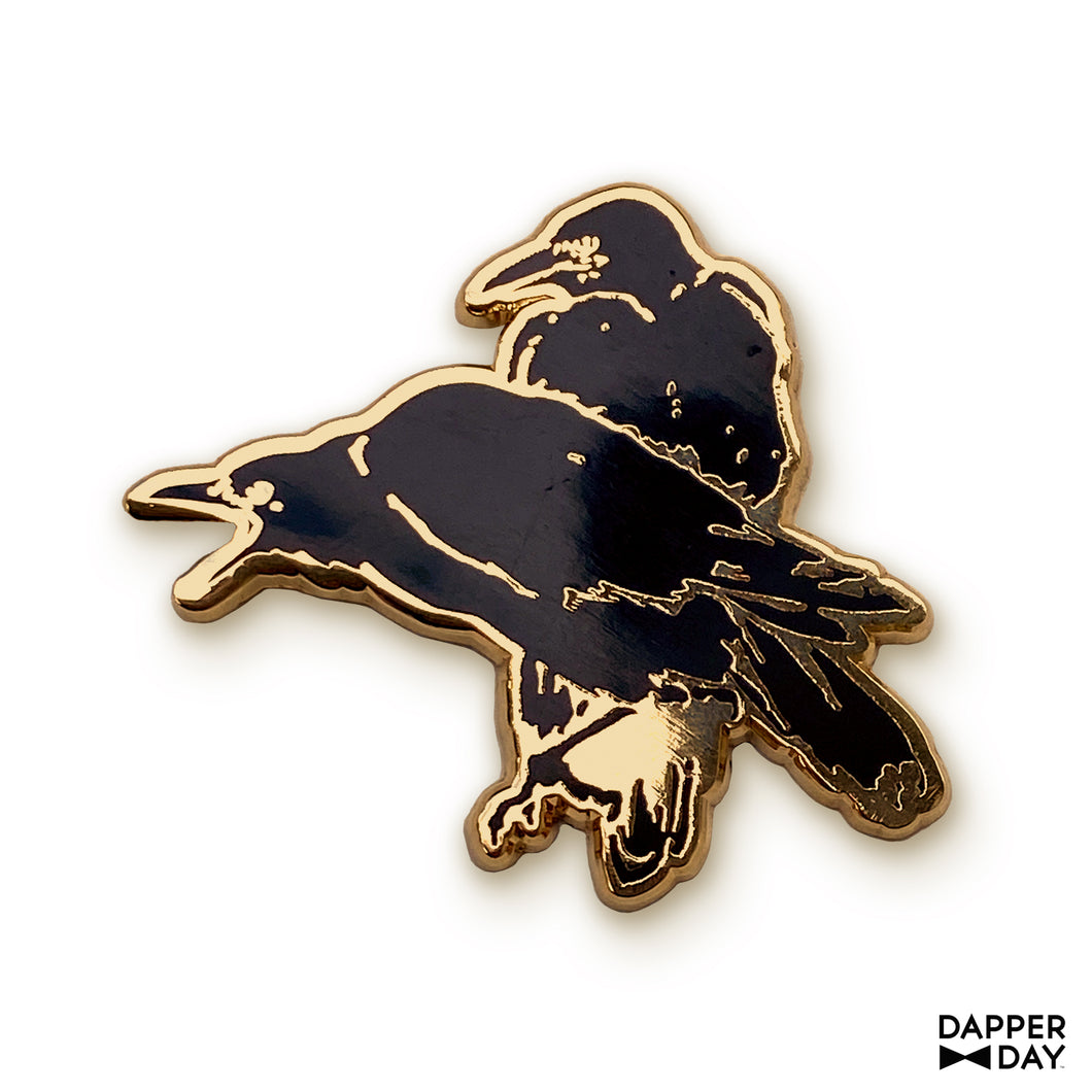 ‘Kyōsai Crows’ Pin