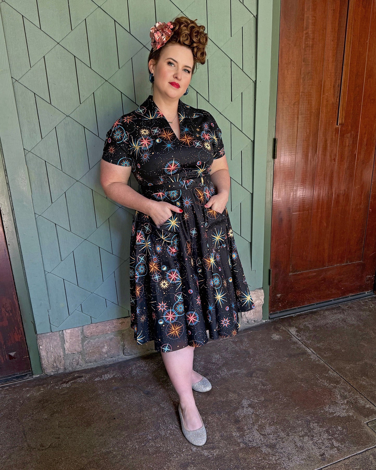 'Celestial Compass’ Cynthia Dress