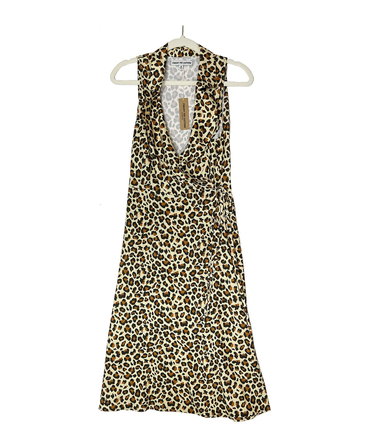 Joan Aloha Wrap Dress- Wild Leopard