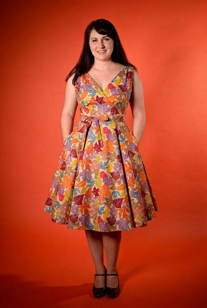Marie Dress - Dancing Leaves
