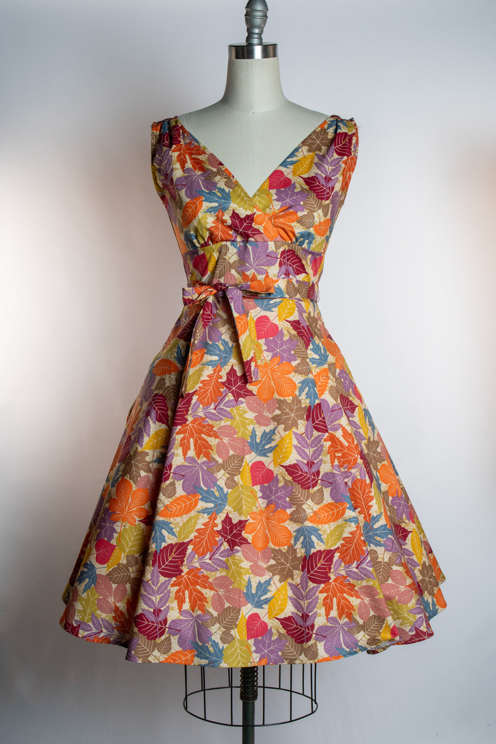 Marie Dress - Dancing Leaves