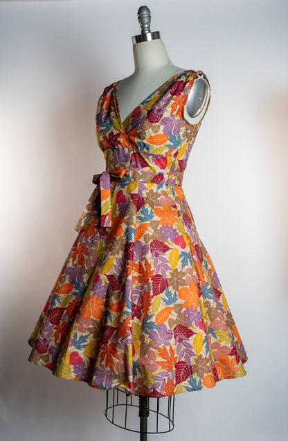 Marie Dress - Dancing Leaves