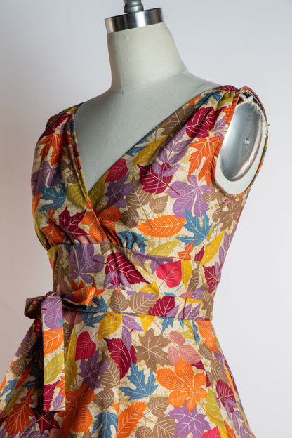 Marie Dress - Dancing Leaves