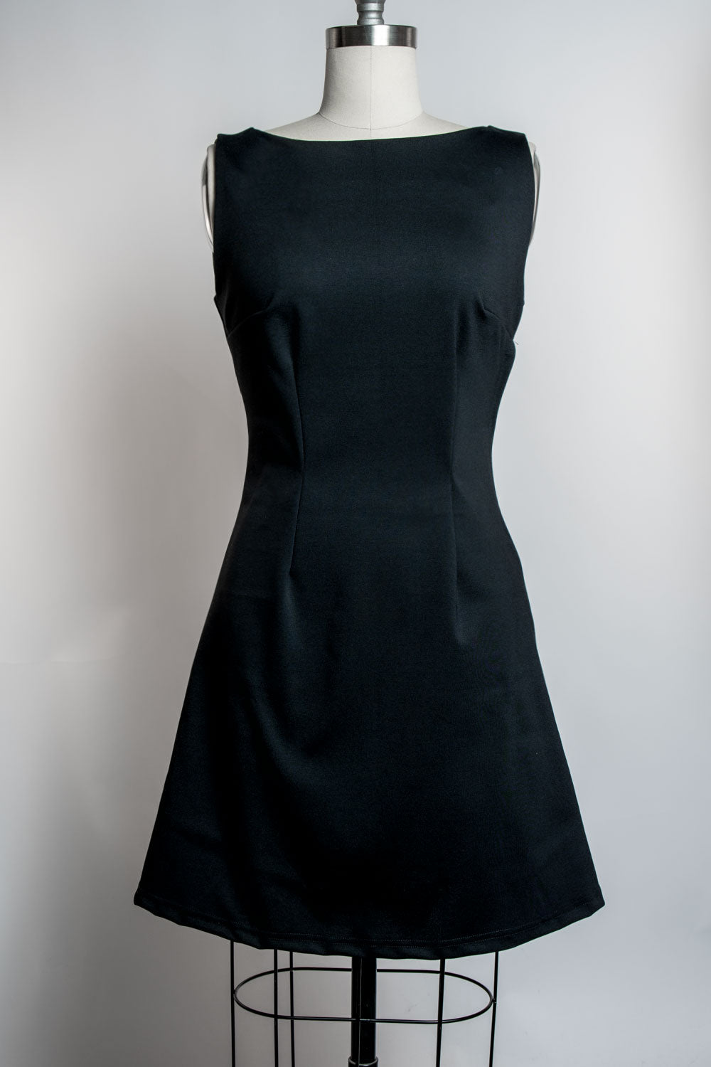 Nancy Shift Dress- Black Ponte