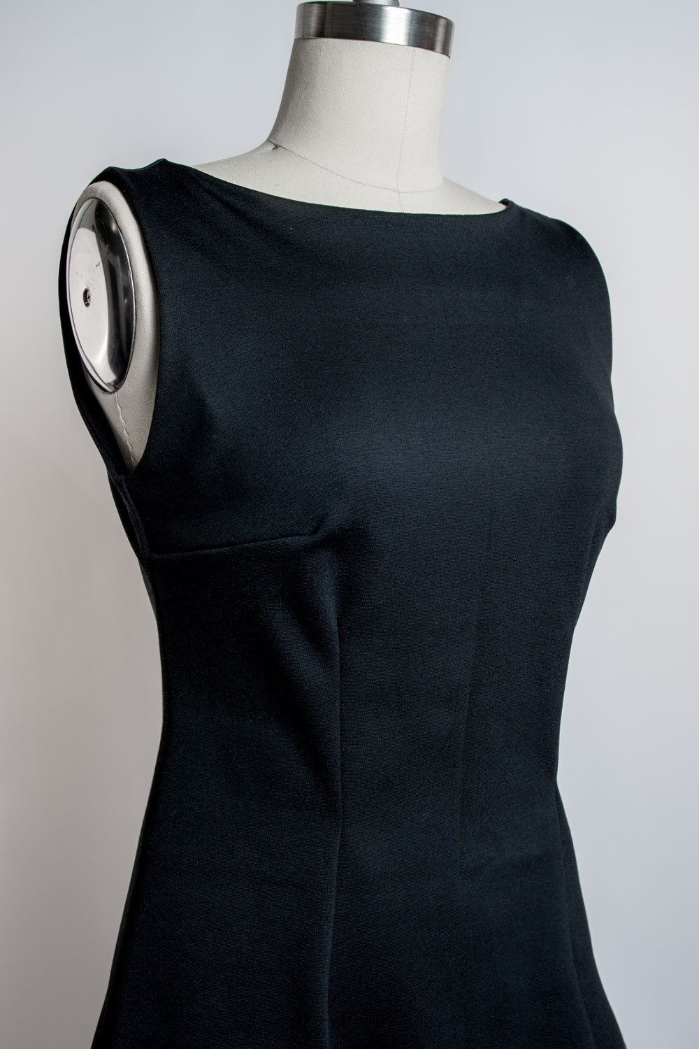 Nancy Shift Dress- Black Ponte