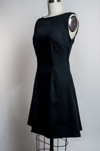 Nancy Shift Dress- Black Ponte