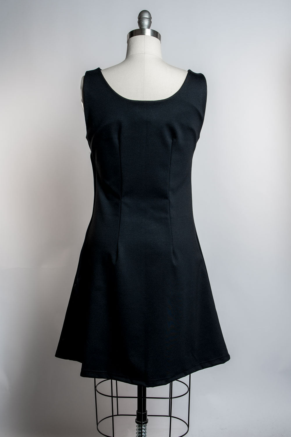 Nancy Shift Dress- Black Ponte