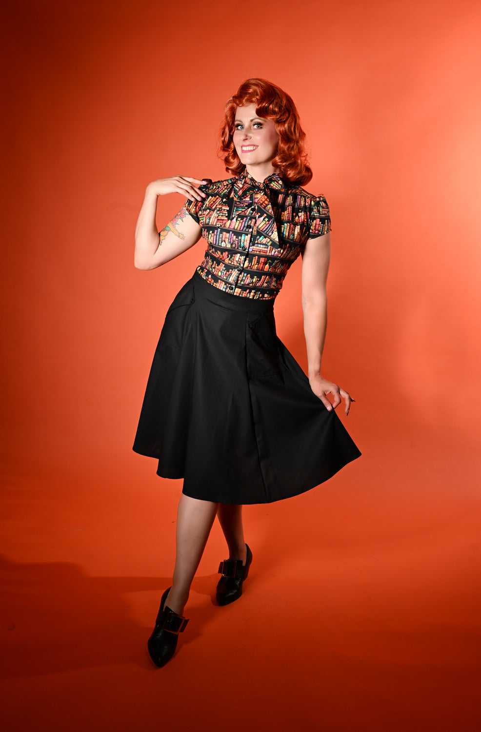 Twirl Skirt- Black
