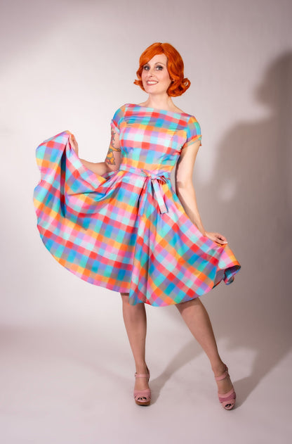 Melody Dress- Rainbow Sherbet
