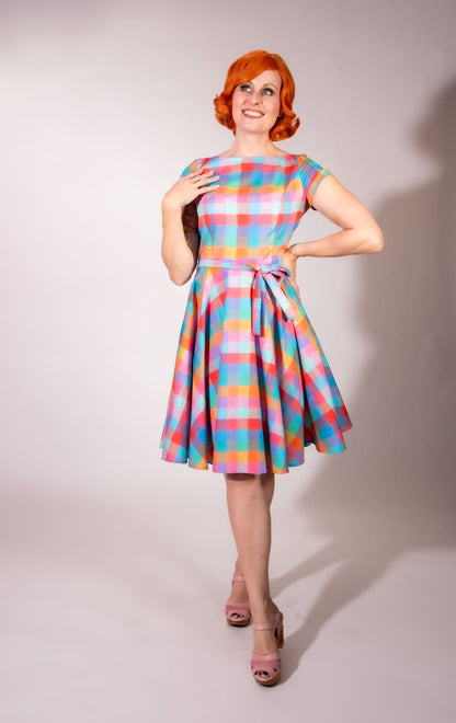 Melody Dress- Rainbow Sherbet