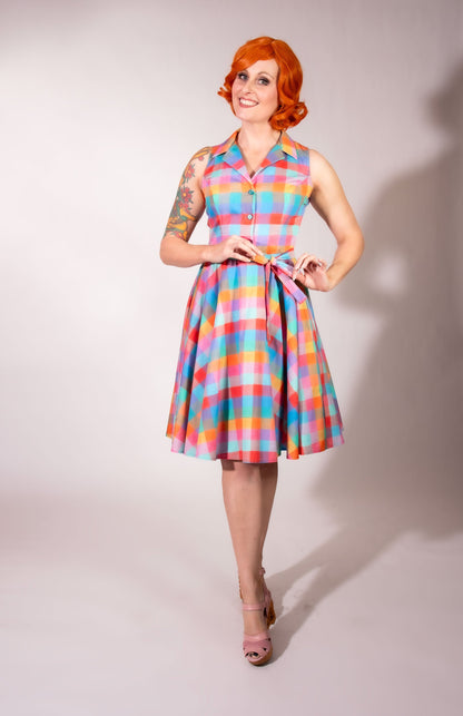 Staci Dress- Rainbow Sherbet *sale