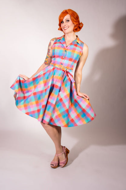 Staci Dress- Rainbow Sherbet *sale