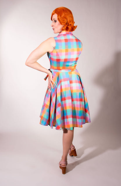 Staci Dress- Rainbow Sherbet *sale