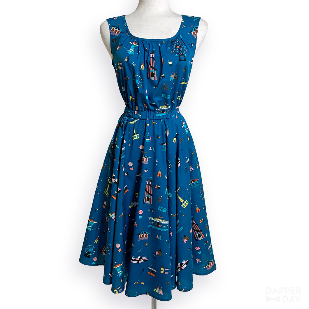 'County Fair' Cotton Popover Dress