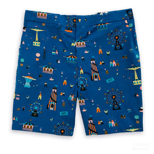 ‘County Fair’ Cotton Cabana Shorts - Final Sale