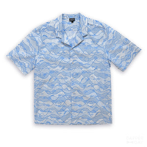 'Roller Coaster' Cotton Cabana Shirt - Final Sale