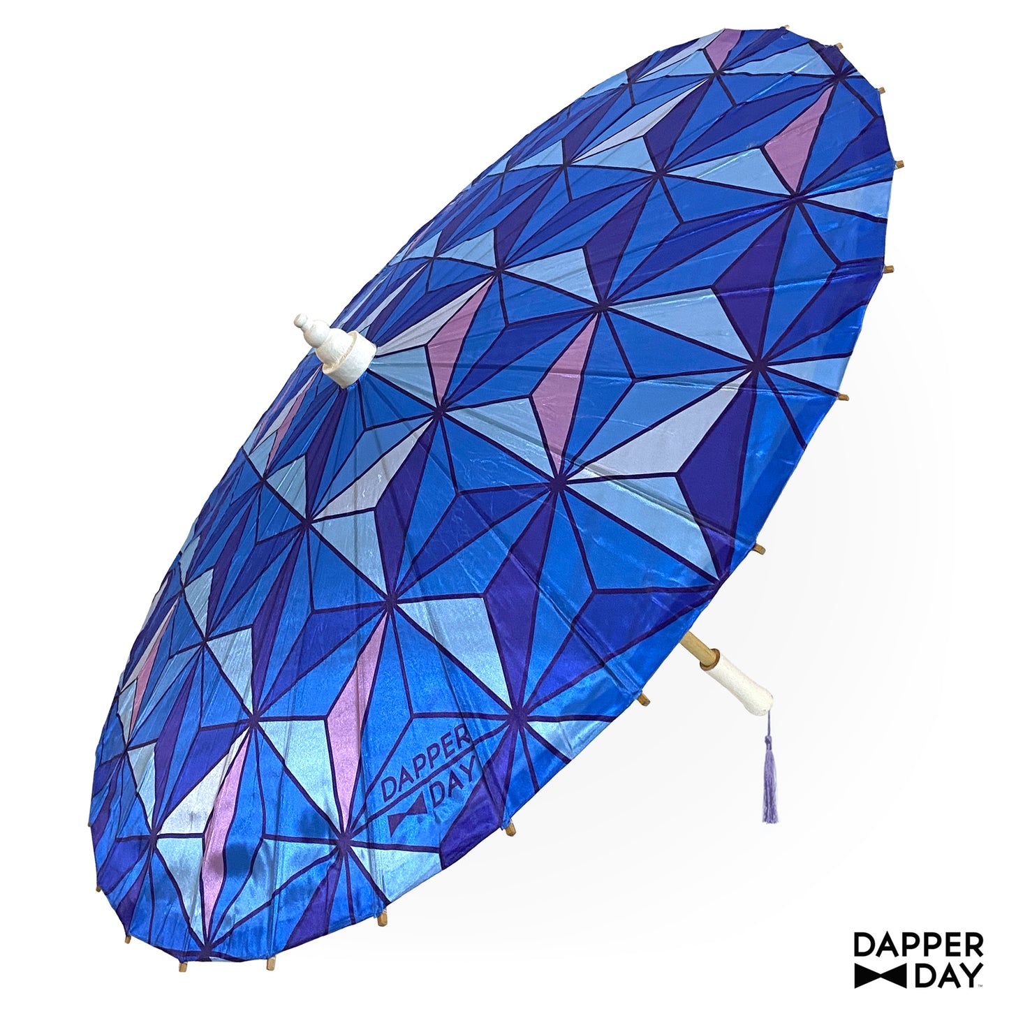 Sharkstooth Print Parasol (Sapphire)