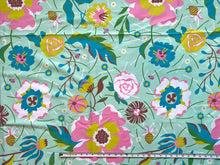 Load image into Gallery viewer, &#39;Garden Party&#39; Cotton Fabric (Mint)
