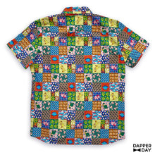 Load image into Gallery viewer, &#39;Prehistoric Patchwork&#39; Cotton Sharp Shirt
