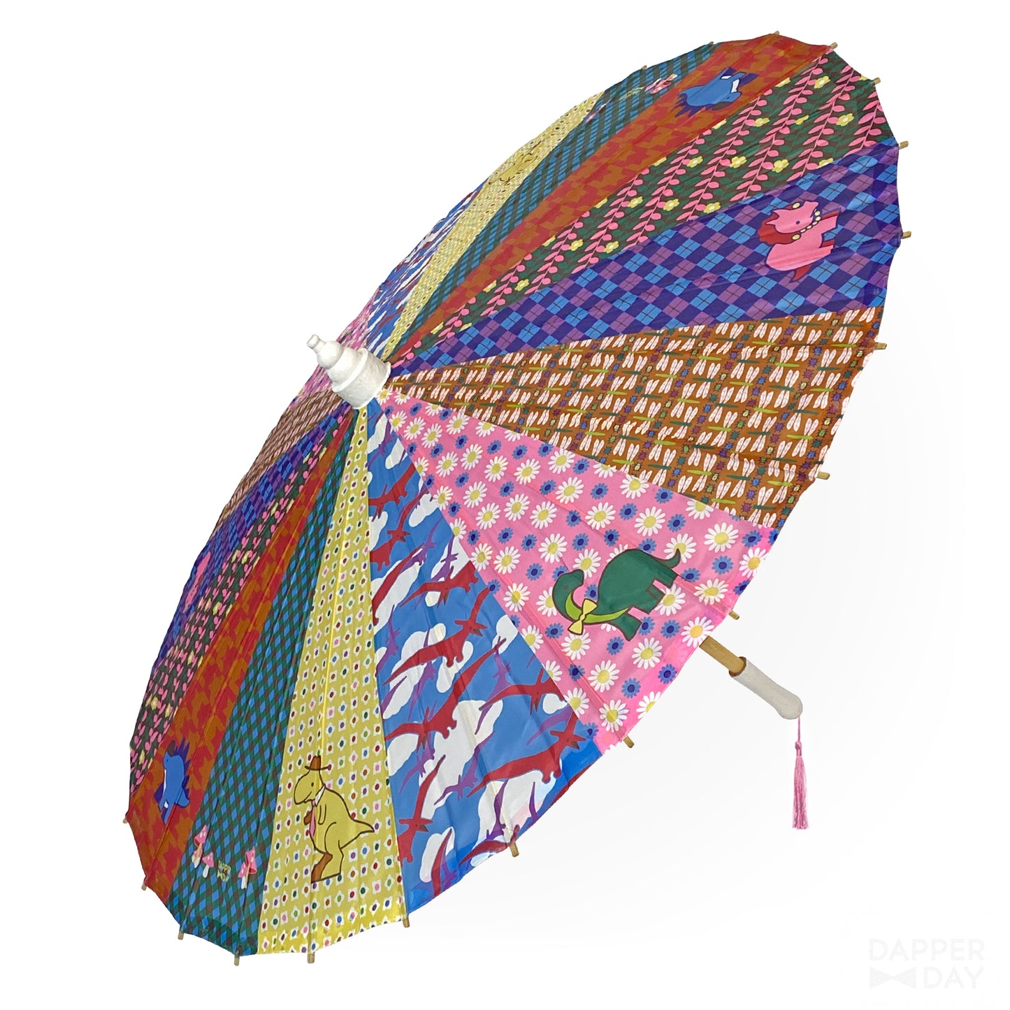 'Prehistoric Patchwork' Parasol