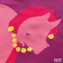 Load image into Gallery viewer, Pink Triceratops Knit
