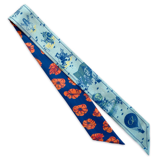 Oz Poppies Silk Scarf
