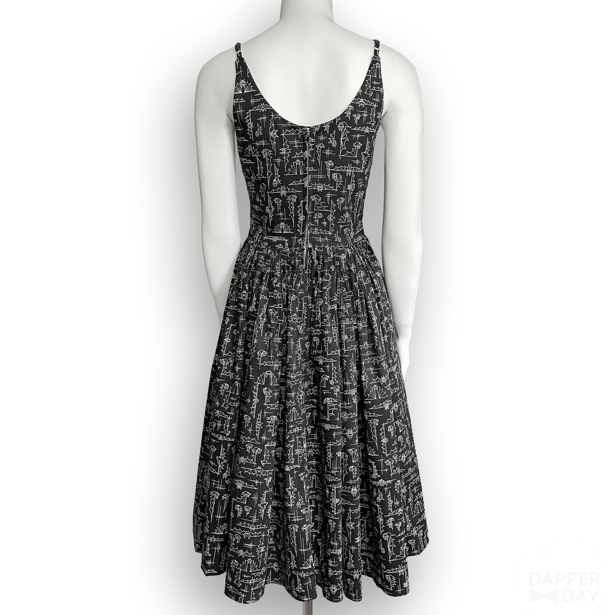 'Bats' Night Out' Party Dress in Cotton - PREORDER Ships Oct 13