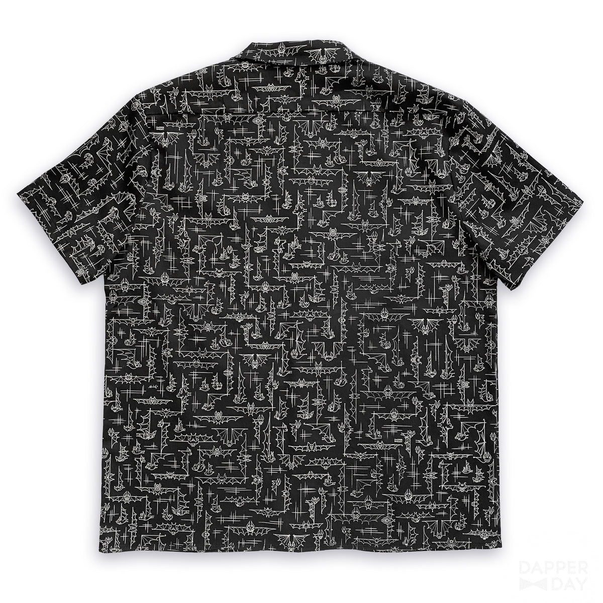 'Bats' Night Out' Cabana Shirt in Cotton - PREORDER Ships Oct 13