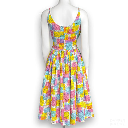 'Birds of a Feather' Party Dress in Cotton